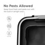 Airtight Pet Food Storage Container with Wheels