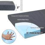 HOMBYS Portable Memory Foam Camping Mattress Pad