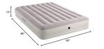 Queen Size Dura-Beam Mid-Rise Air Mattress with Pump