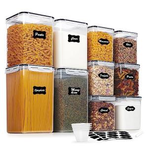 10-Piece Airtight Food Storage Canister Set