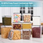 10-Piece Airtight Food Storage Canister Set