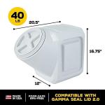 Stackable Airtight Dog Food Storage Container - 40 lbs