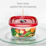 Rubbermaid Vented Lid Food Storage Containers, 7-Cup
