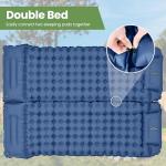 Ropoda Inflatable Sleeping Pad with Built-in Pillow