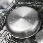 Stainless Steel Camping Cookware Set with Removable Handles