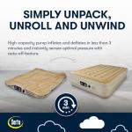 Serta Queen Raised Air Mattress with Built-in Pump