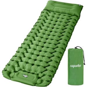 Ropoda Extra Thick Inflatable Sleeping Pad with Pillow