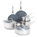 Valencia Pro Stainless Steel 10-Piece Cookware Set