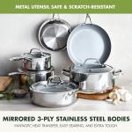 Valencia Pro Stainless Steel 10-Piece Cookware Set