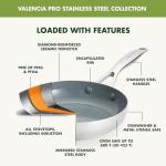 Valencia Pro Stainless Steel 10-Piece Cookware Set