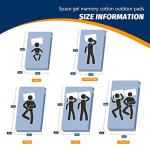 Portable Memory Foam Camping Mattress Pad
