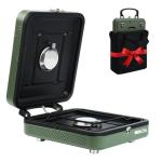 RexTact Portable 2-Burner Camping Stove with Bag