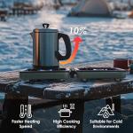 RexTact Portable 2-Burner Camping Stove with Bag