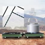 RexTact Portable 2-Burner Camping Stove with Bag