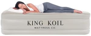 King Koil Plush Queen Air Mattress with Pump