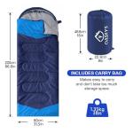 Oaskys 3-Season Lightweight Waterproof Sleeping Bag