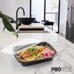 50-Pack Microwave Safe Meal Prep Containers
