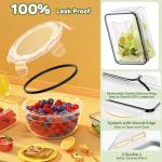 40-Pack Airtight Food Storage Containers with Lids