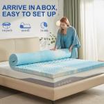 SINWEEK 2-Inch Twin Memory Foam Mattress Topper