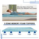 SINWEEK 2-Inch Twin Memory Foam Mattress Topper