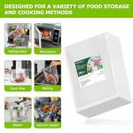 Bonsenkitchen BPA Free Vacuum Sealer Bags - 200 Quart