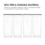 Extra Large Airtight Food Storage Containers Set