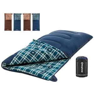 KingCamp Extra Large Cotton Flannel Sleeping Bag