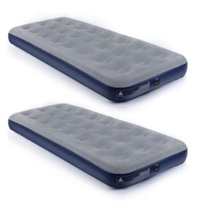 Inflatable Camping Air Mattress - Flocked Travel Bed
