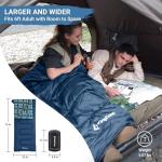KingCamp Extra Large Cotton Flannel Sleeping Bag