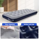 Inflatable Camping Air Mattress - Flocked Travel Bed