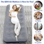 Inflatable Camping Air Mattress - Flocked Travel Bed