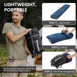 KingCamp Extra Large Cotton Flannel Sleeping Bag