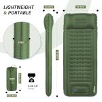 Hikero 6-Inch Thick Inflatable Camping Sleeping Pad