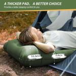 Hikero 6-Inch Thick Inflatable Camping Sleeping Pad