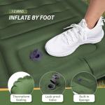 Hikero 6-Inch Thick Inflatable Camping Sleeping Pad