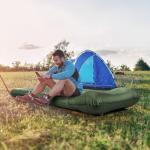 Hikero 6-Inch Thick Inflatable Camping Sleeping Pad