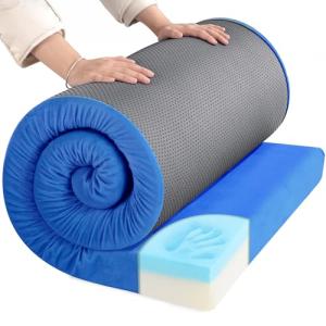 HOMBYS Portable 3" Thick Camping Memory Foam Mattress