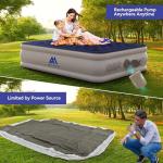 Twin Air Mattress with Built-in Pump for Camping