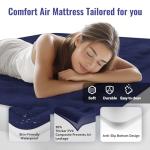 Twin Air Mattress with Built-in Pump for Camping