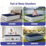 Twin Air Mattress with Built-in Pump for Camping