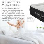 King Koil Plush Pillow Top Air Mattress with Pump