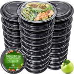 30 Pack BPA-Free Meal Prep Containers - 24 Oz