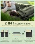 Ohuhu Ultralight Summer Sleeping Bag for Camping