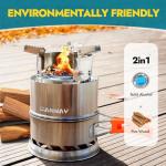 CANWAY Portable Stainless Steel Camping Stove