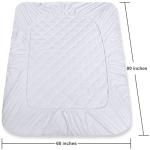 Queen Quilted Mattress Pad - Deep Pocket, Washable