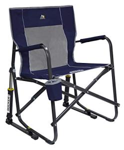 Portable Folding Rocking Camping Chair - Indigo Blue