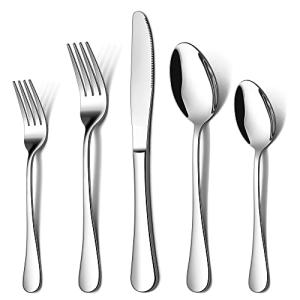 20-Piece Stainless Steel Camping Cutlery Set