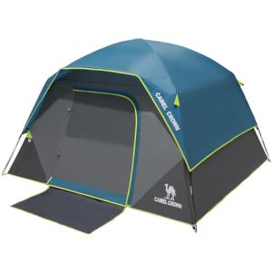 Camel Crown Waterproof Tent for 4-Person Camping