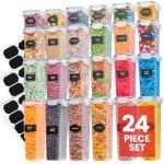 24-Piece Airtight Food Storage Container Set