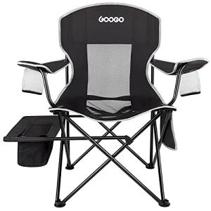 Oversized Portable Camping Chair with Cooler and Cup Holder
